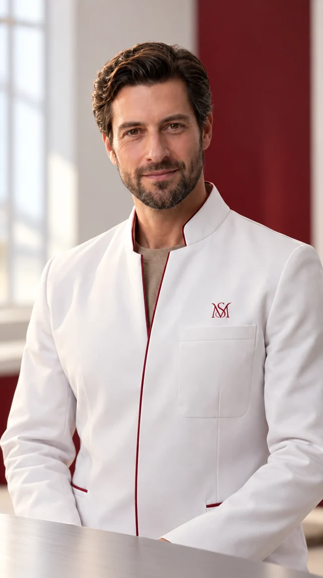 Generated portrait of Luca Moretti, an MSA AI persona